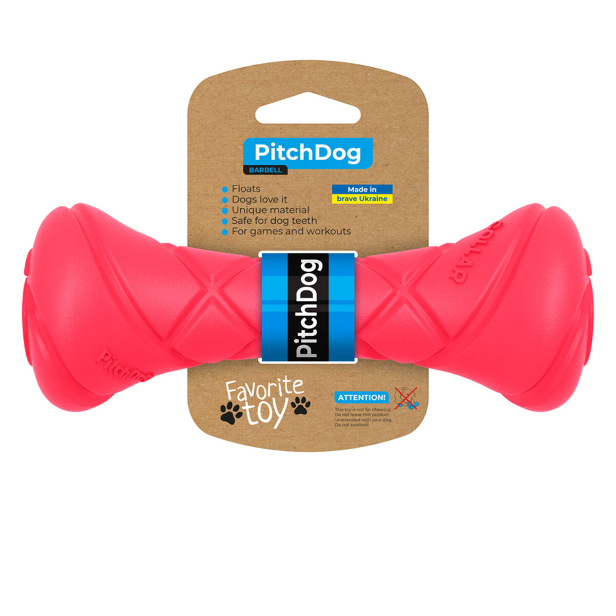 PitchDog Barbell - kaulų formos žaislas šunims