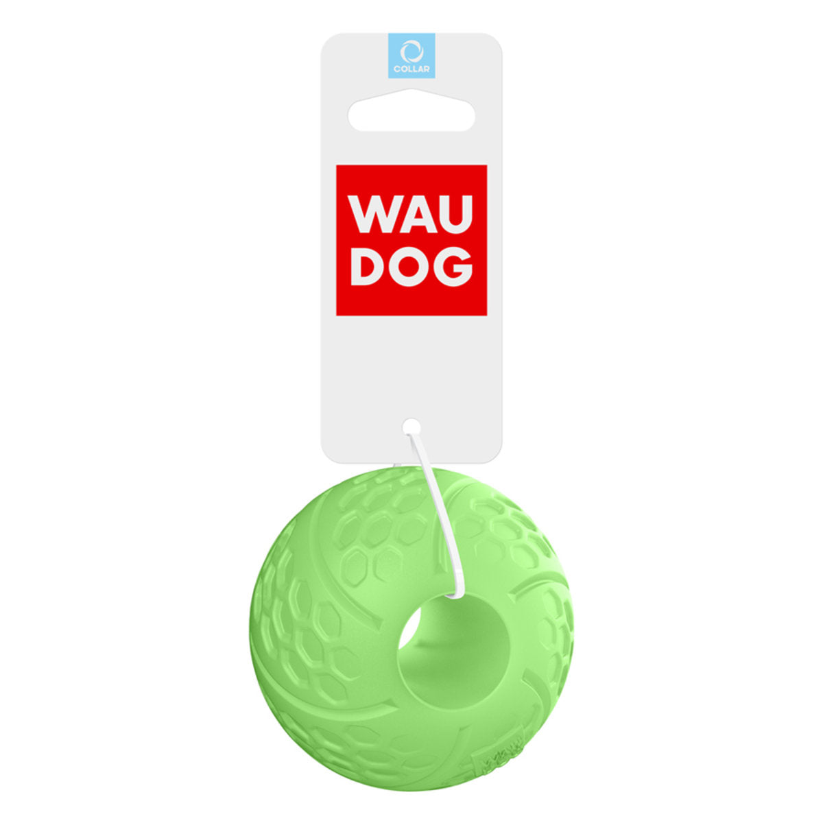 WAUDOG Fun švytintis tamsoje kamuoliukas su skylute skanėstams, 7 cm