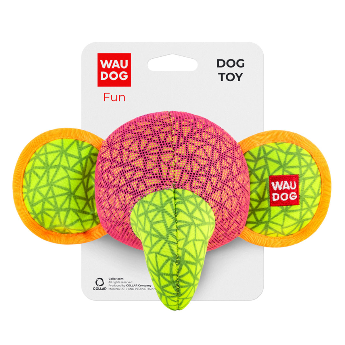 WAUDOG Fun šunų žaislas, „Dramblys", rožinis