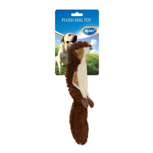 Žaislas šunims pliušinė voverė, 35 cm